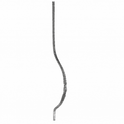 Cumba Başaklı Motifli Demir 100 cm - 12831-100