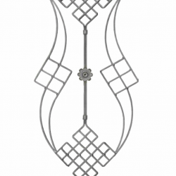 D 2220 Ferforje Dekoratif Motif 90cm