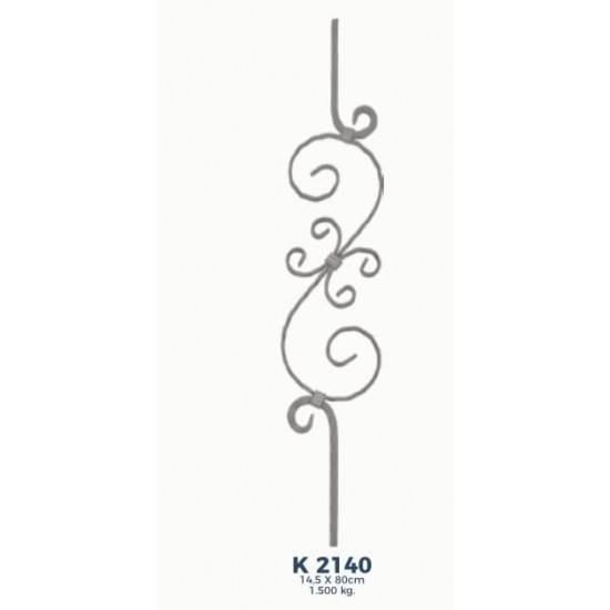 K 2140 Ferforje Dekoratif Motif 80cm