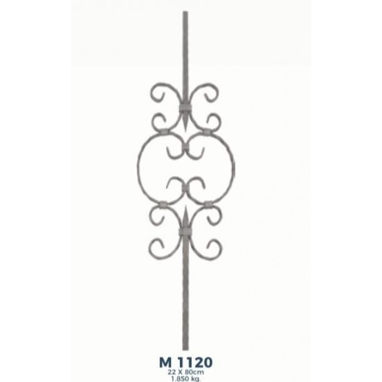 M 1120 Ferforje Dekoratif Motif 80cm