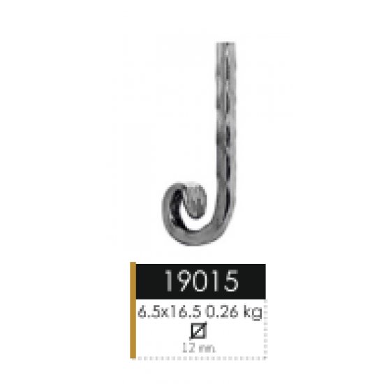 Ferforje J Motif Kıvrım 19015 