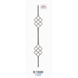 D 1920 Ferforje Dekoratif Motif 80cm