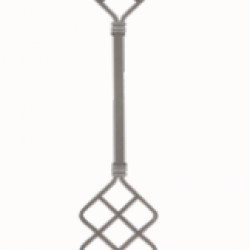 D 1920 Ferforje Dekoratif Motif 80cm