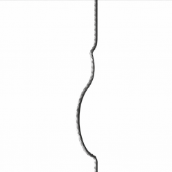 Cumba  Motifli Demir 100 cm-12811-100